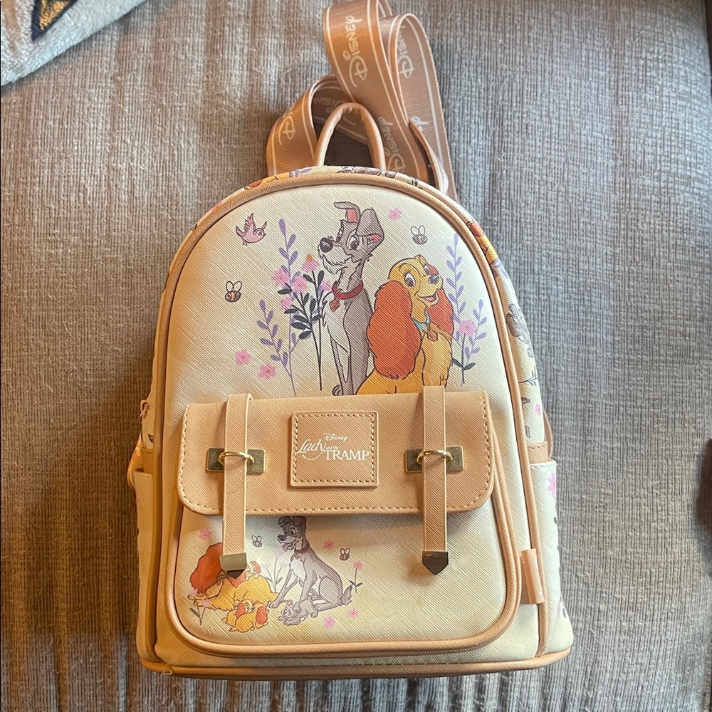 Disney Lady and the Tramp Cream Backpack